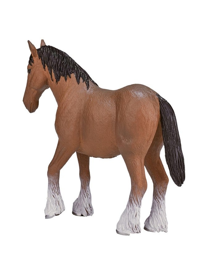 موجو مجسم حصان كلايدزديل بني واقعي من MOJO، نسخة طبق الأصل مطلية يدويًا - Image 4